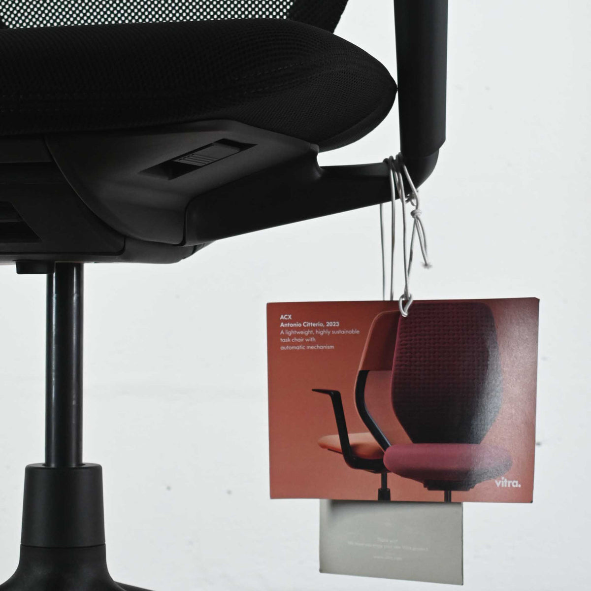 Vitra ACX Light Chair Black Fabric | Re-Lived