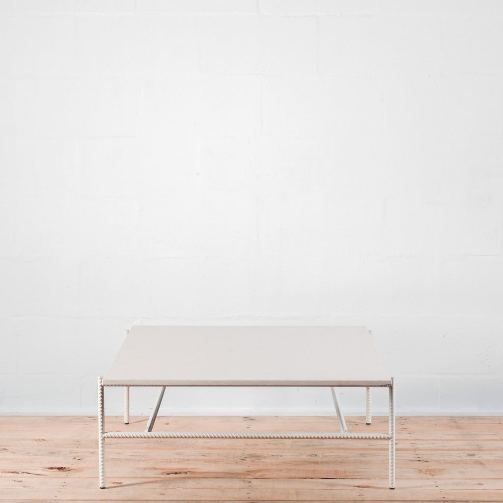 HAY Rebar Beige Marble Coffee Table | Re-Lived