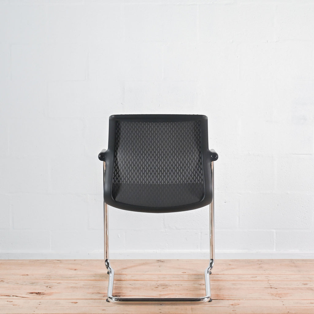 Vitra Unix Meeting Chair Asphalt Diamond Mesh | Re-Lived