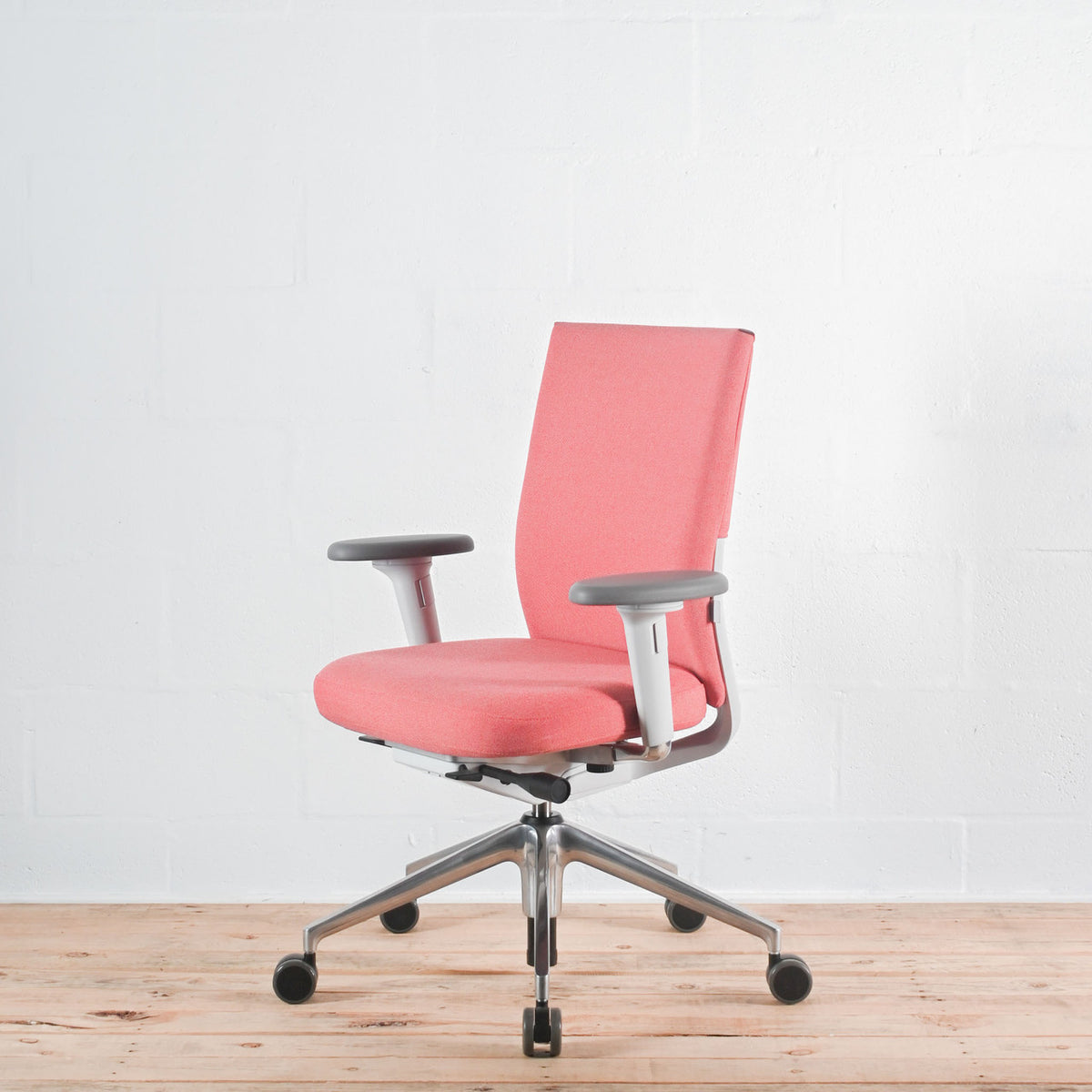 Vitra ID Soft Pink Fabric Office Chair | Re-Lived