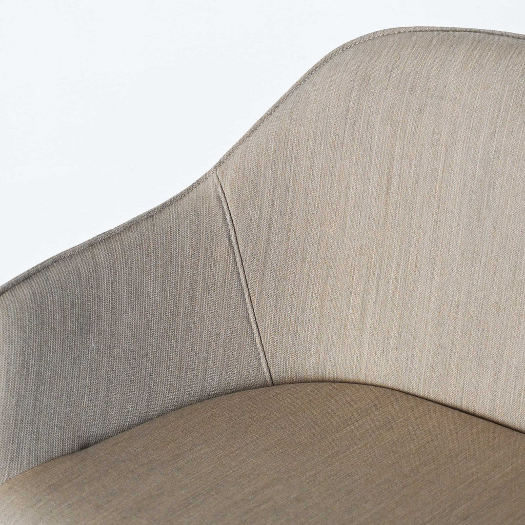 Vitra Softshell Armchair Camel Melange Fabric | Re-Lived