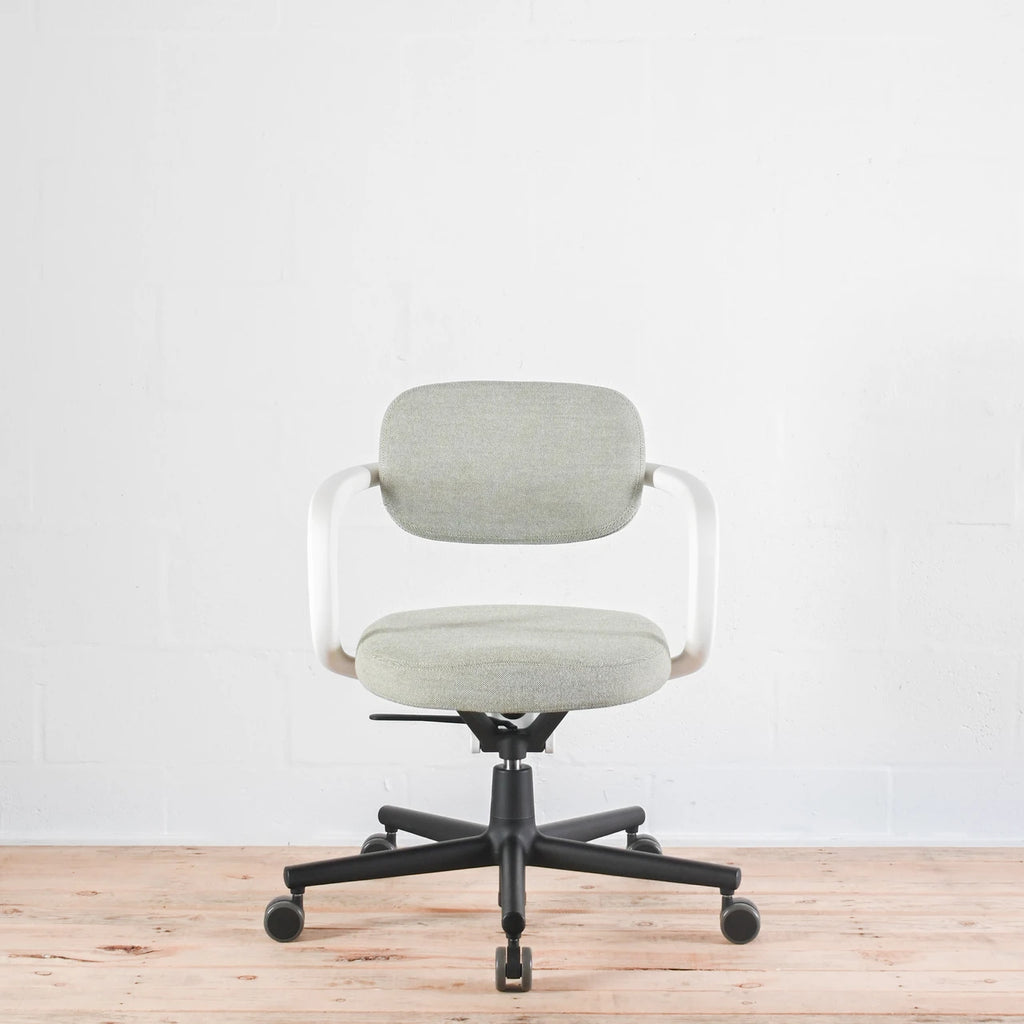 Vitra Allstar Ivory / Forest Office Chair | Re-Lived
