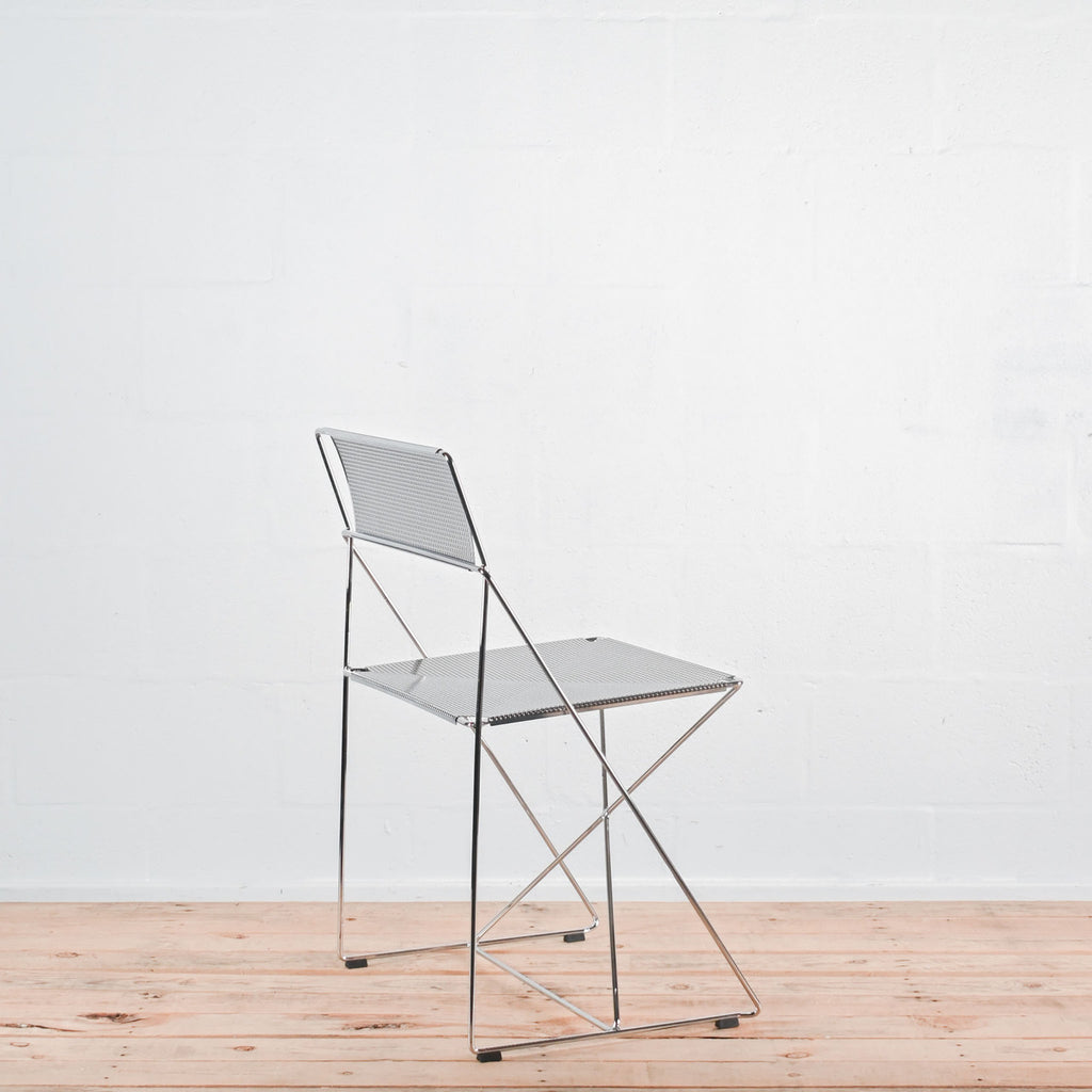 HAY X-Line Chrome Outdoor Chair | Re-Lived