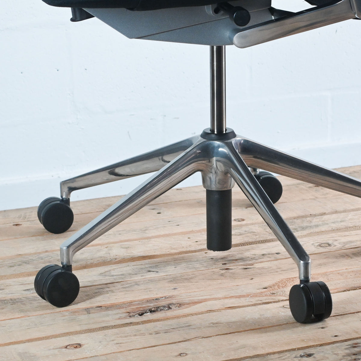 Vitra AC4 Black Fabric Office Chair, 3D Arms | Re-Lived