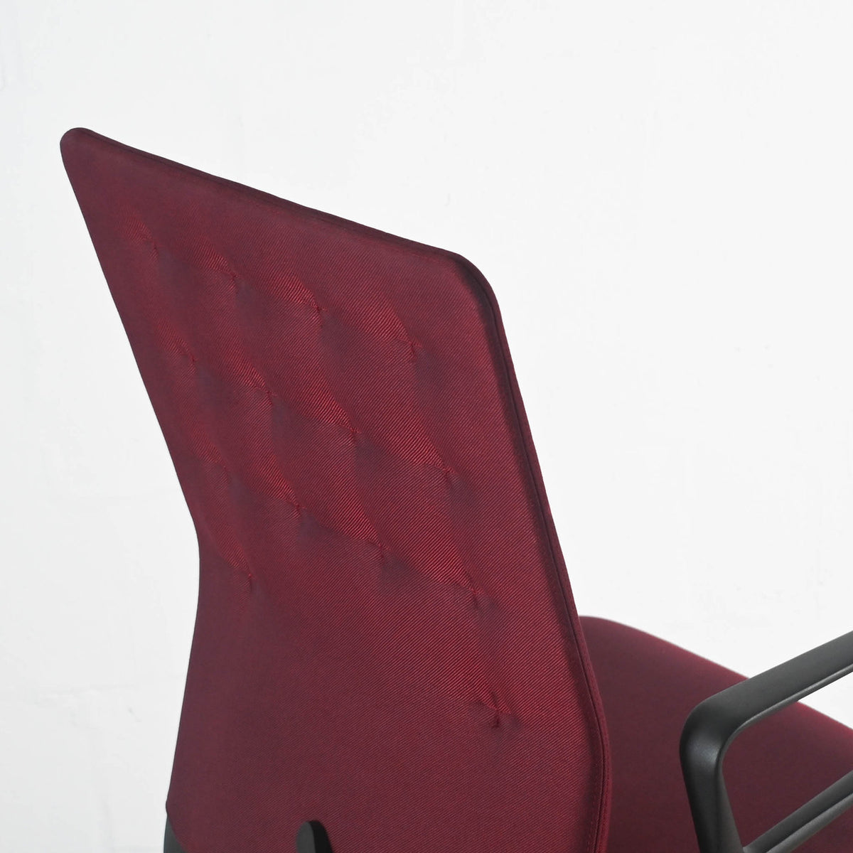 Vitra ID Trim Reflect Red Fabric Office Chair | Re-Lived