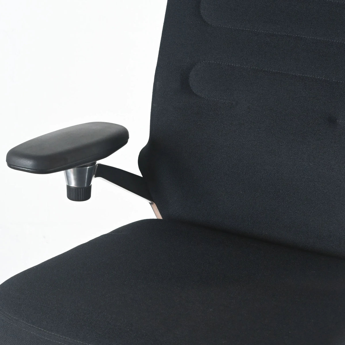 Vitra AC4 Black Fabric Office Chair, 3D Arms | Re-Lived