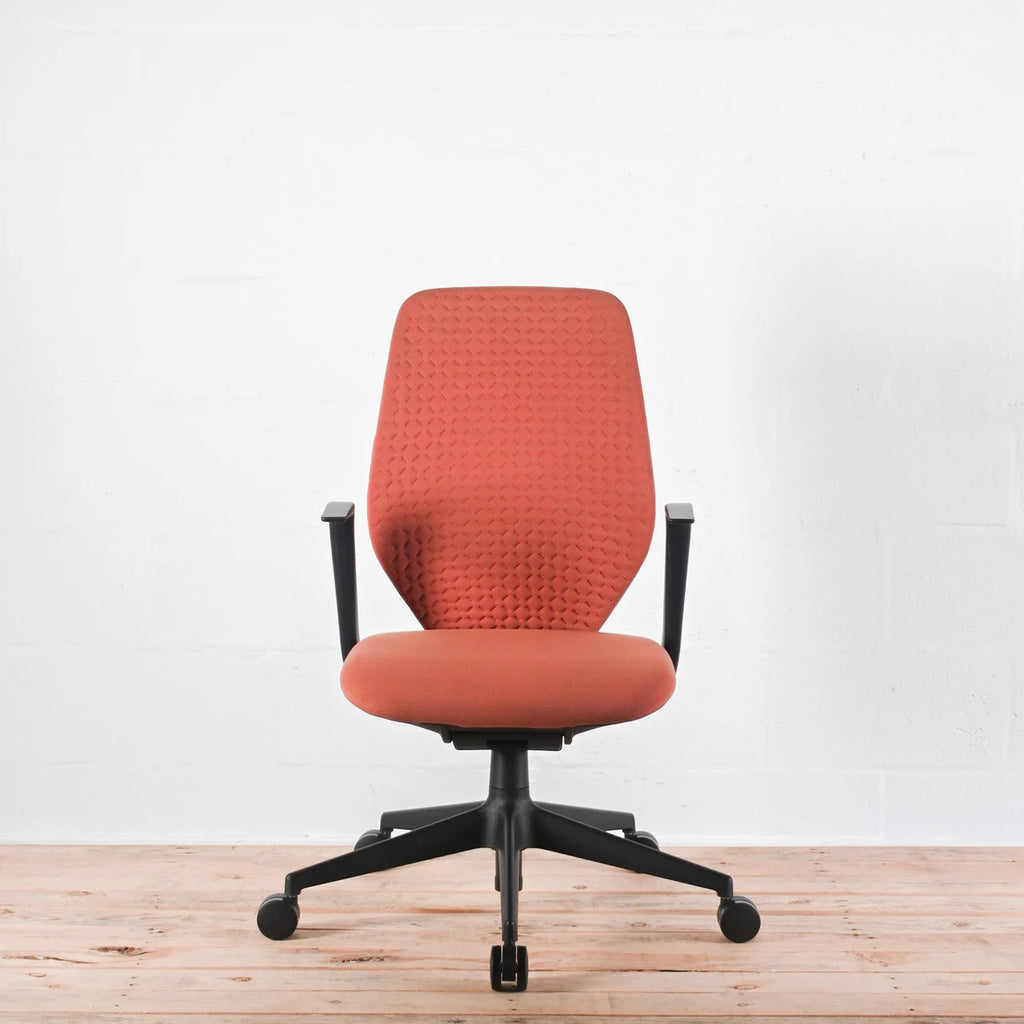Vitra ACX Soft Chair Terracotta Fabric | Re-Lived