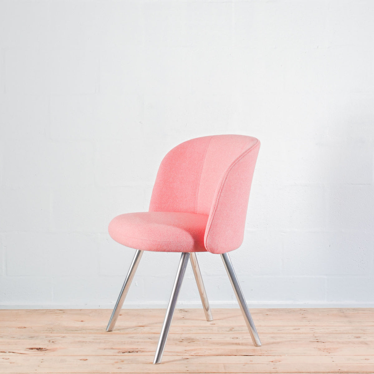 Vitra Mikado Side Chair Rose Coral Fabric | Re-Lived