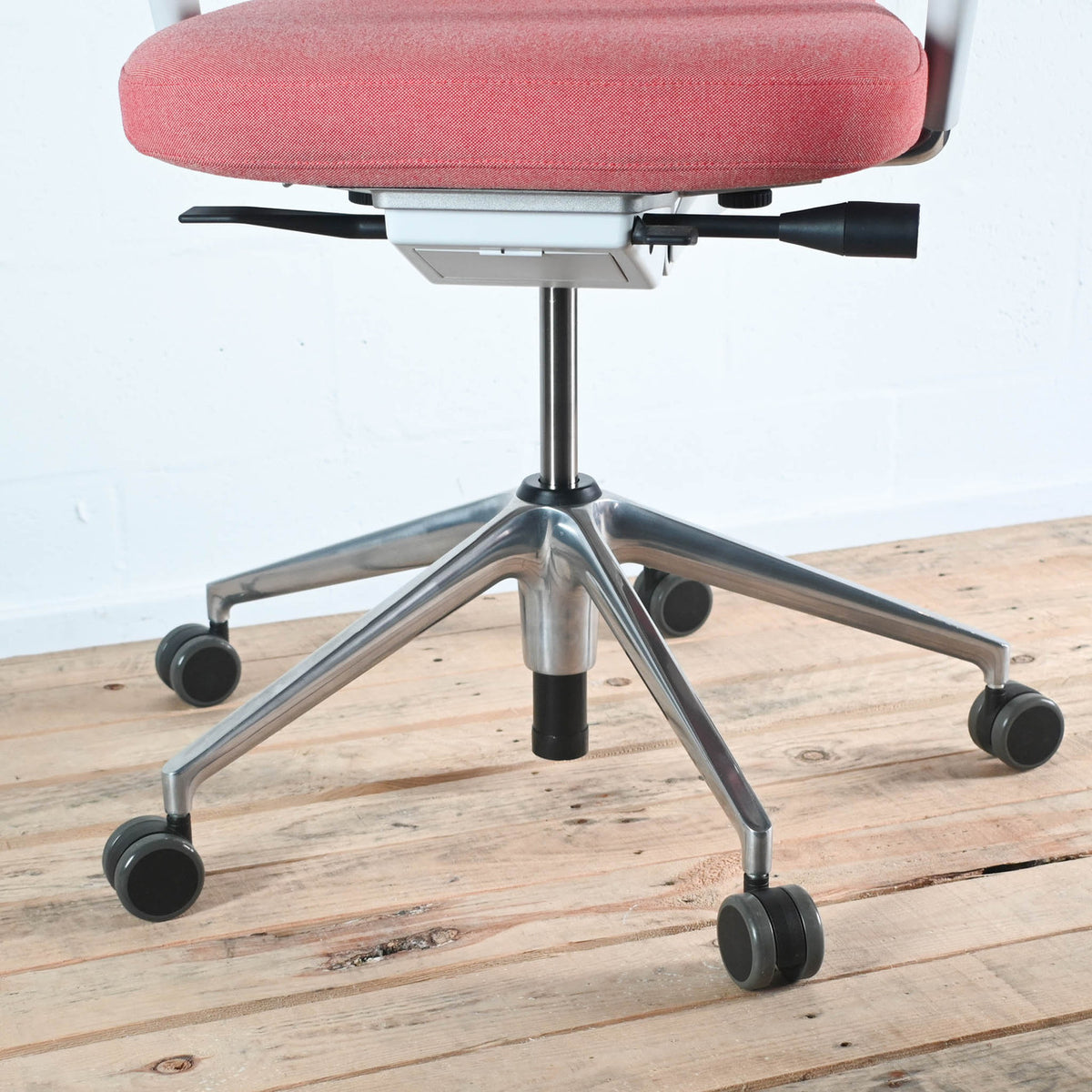 Vitra ID Soft Pink Fabric Office Chair | Re-Lived