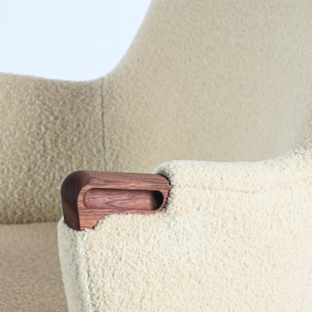 Carl Hansen CH71 Lounge Chair - Baru Fabric | Re-Lived