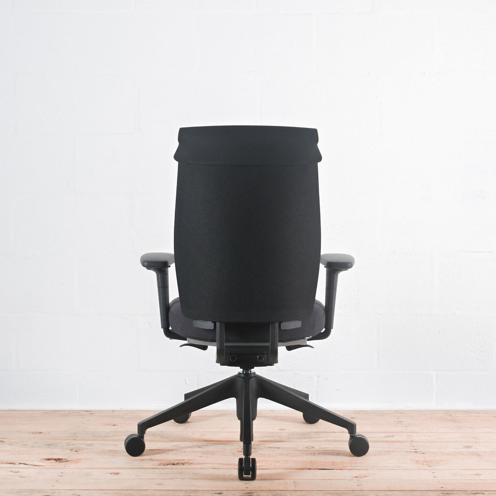 Vitra ID Cloud Black Fabric Office Chair | Re-Lived