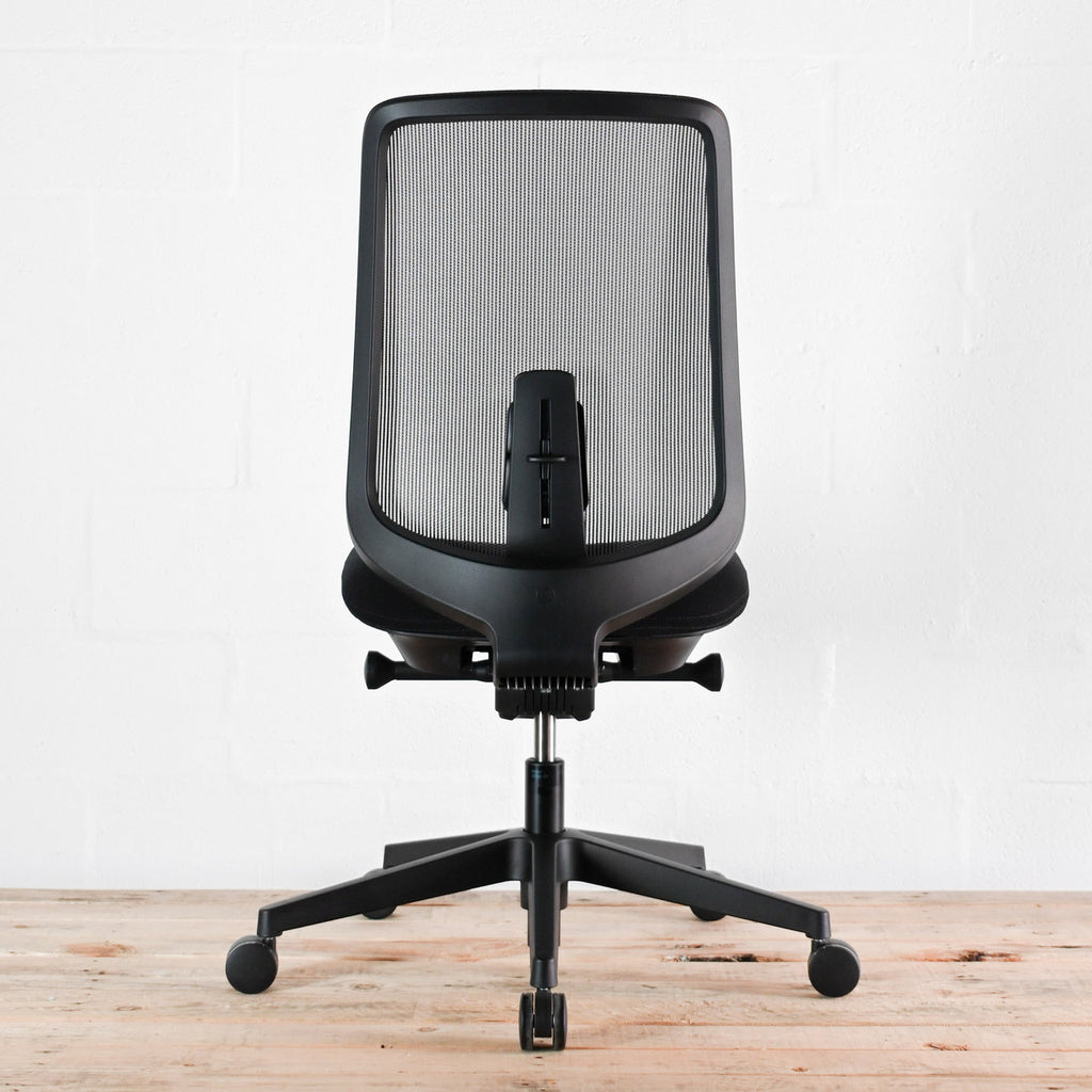 Herman Miller Verus Black Mesh No Arms Office Chair | Re-Lived