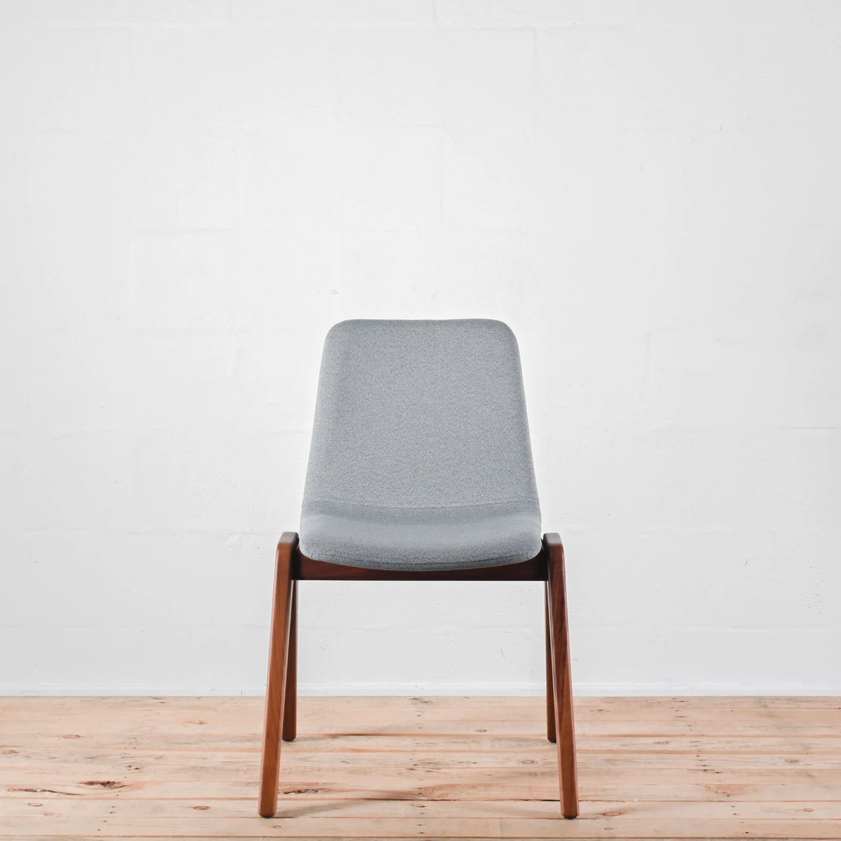 NaughtOne Viv Side Chair, Walnut Frame, Meld Quill Fabric