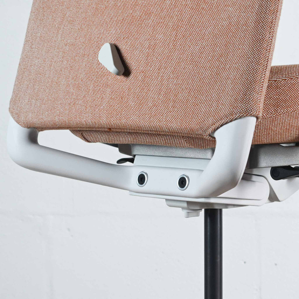Vitra ID Trim Cognac / Ivory Fabric Office Chair | Re-Lived