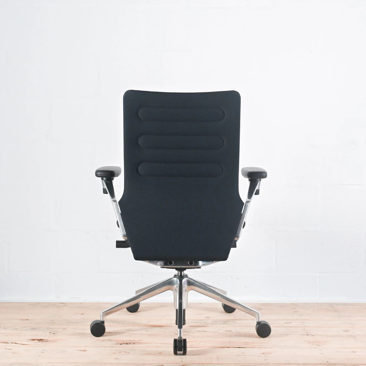 Vitra AC4 Black Fabric Office Chair, 3D Arms | Re-Lived