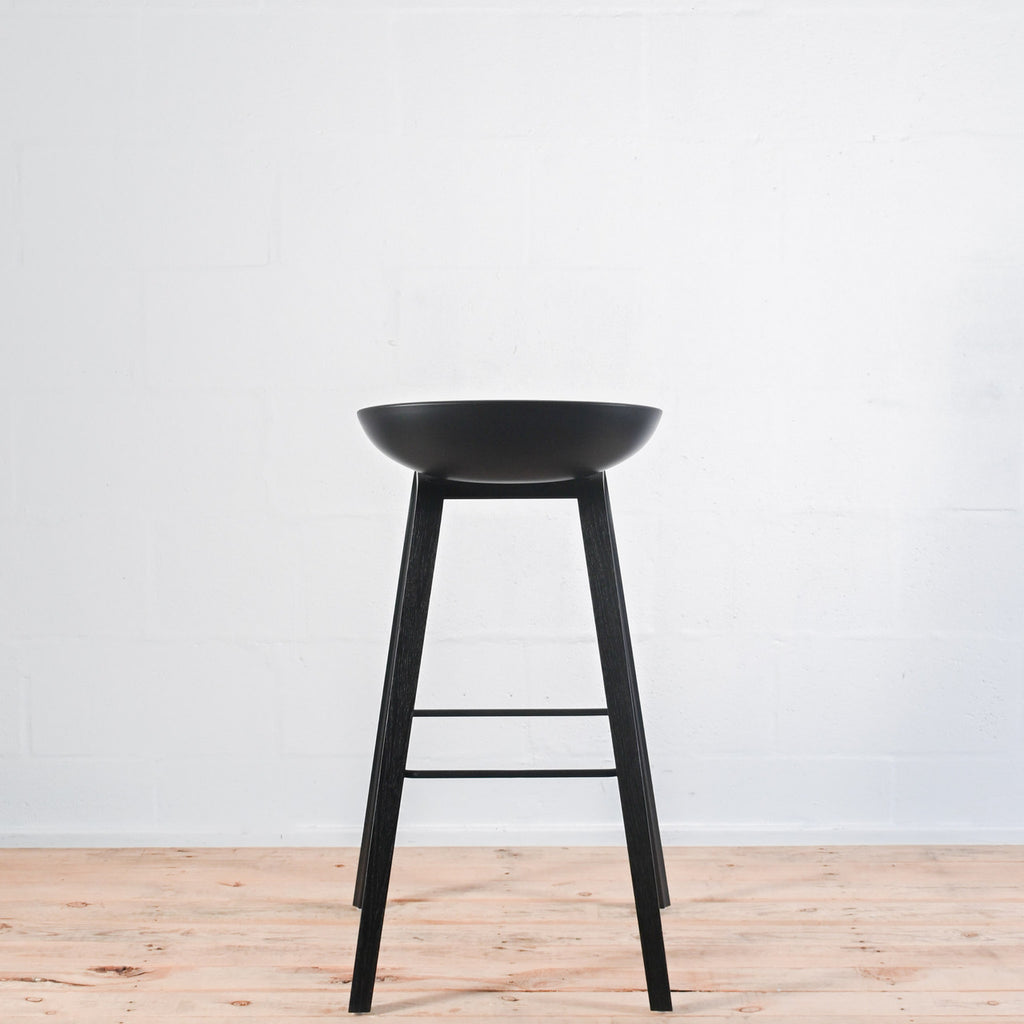 HAY About A Stool AAS 32, Black, No Upholstery | Re-Lived