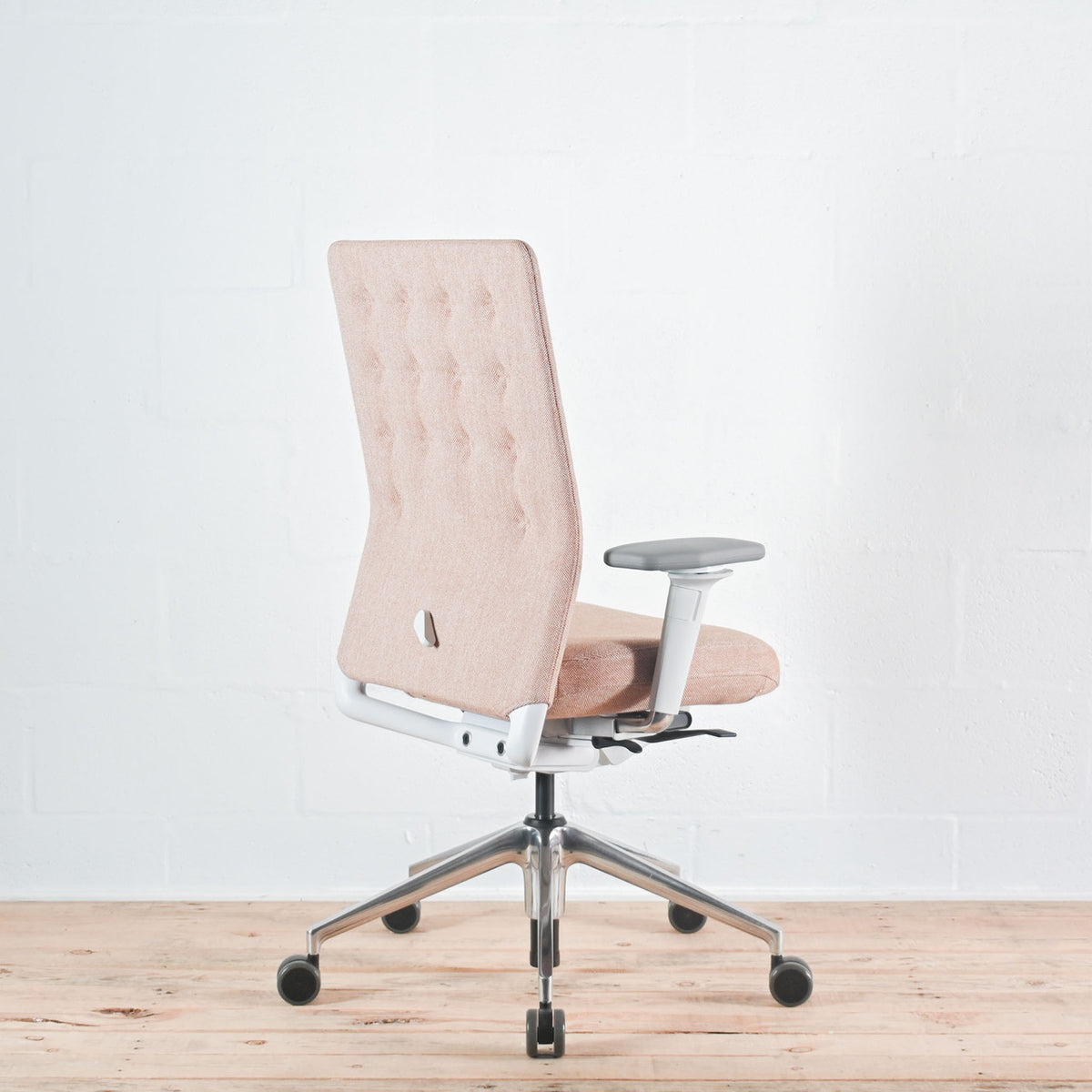 Vitra ID Trim Cognac / Ivory Fabric Office Chair | Re-Lived