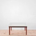 HAY Kofi Coffee Table Walnut / Reeded Glass | Re-Lived