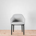 Vitra Softshell Armchair 4 Leg Base Plano Grey / Stone | Re-Lived