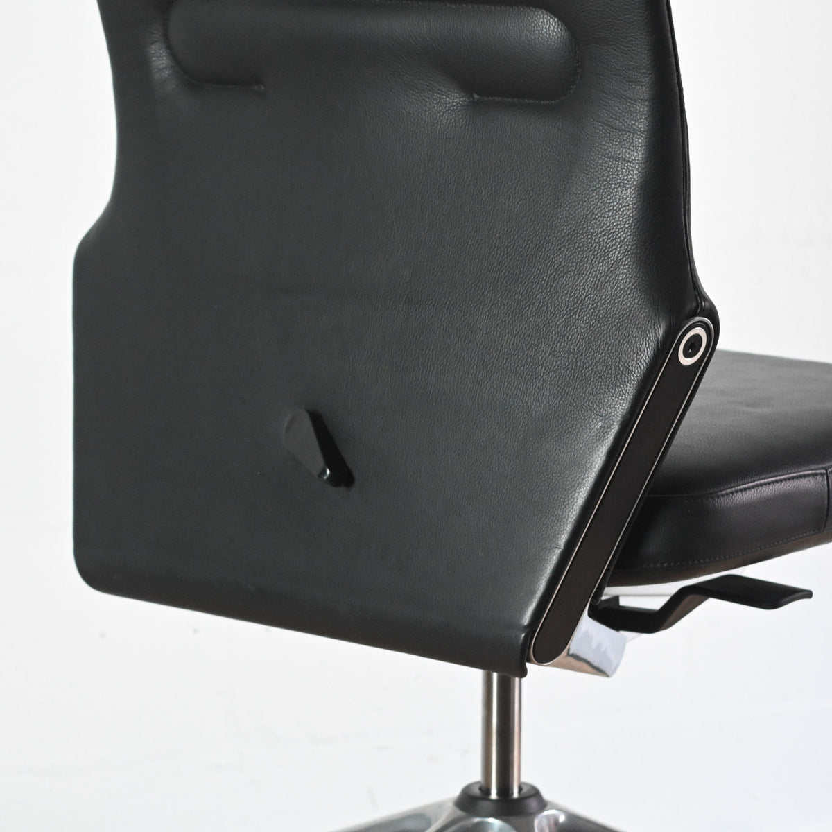 Vitra AC4 Leather Office Chair, No Arms | Re-Lived