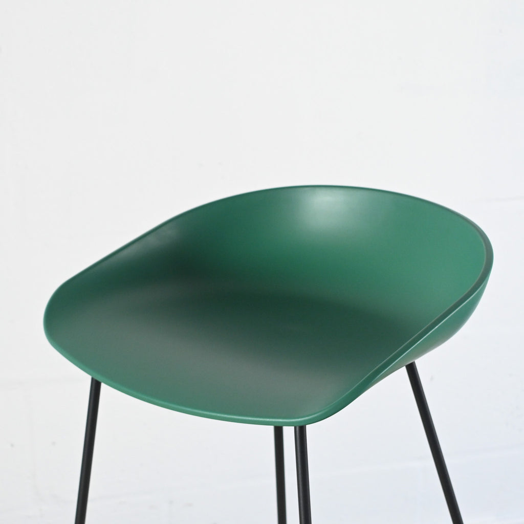 HAY About A Stool AAS 38, Teal Green, No Upholstery | Re-Lived
