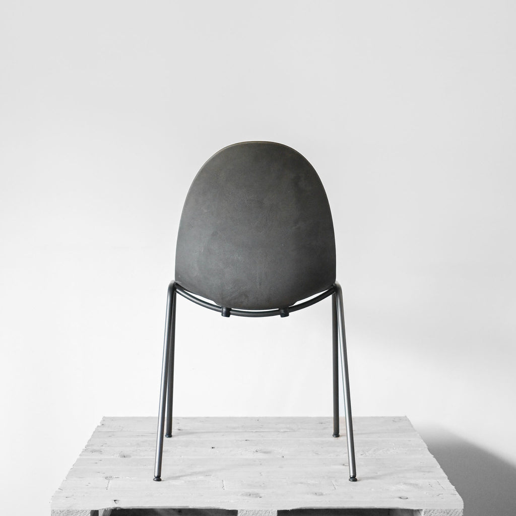 Mater Eternity Side Chair Upholstered Seat Rust Fabric | Re-Lived
