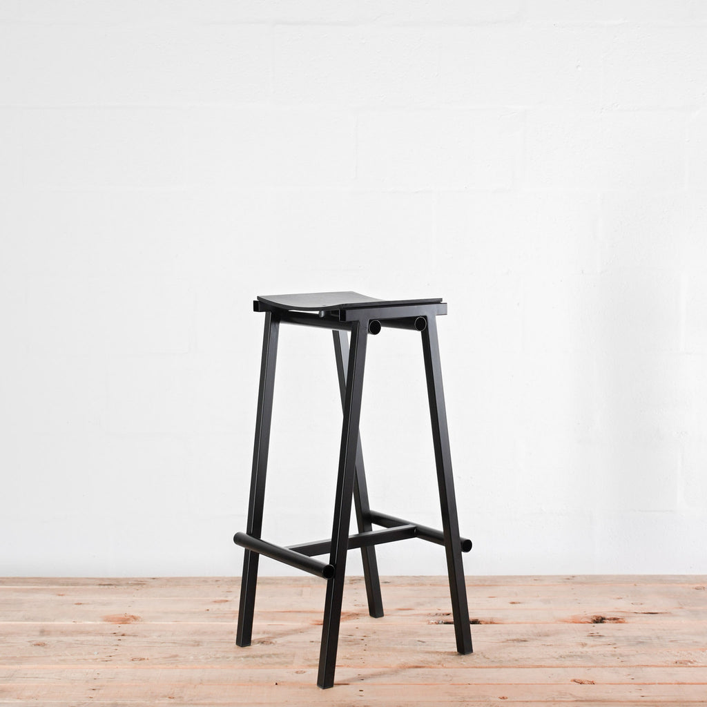 HAY Taburete 8 Bar Stool Black 75 cm | Re-Lived