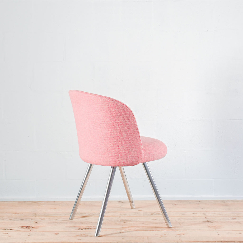 Vitra Mikado Side Chair Rose Coral Fabric | Re-Lived