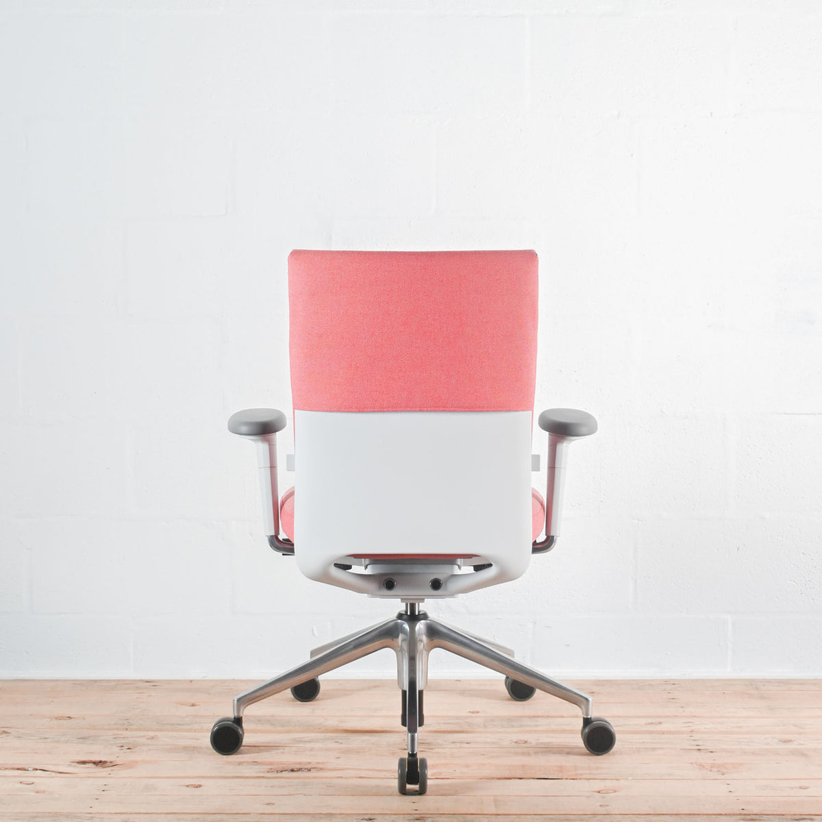 Vitra ID Soft Pink Fabric Office Chair | Re-Lived