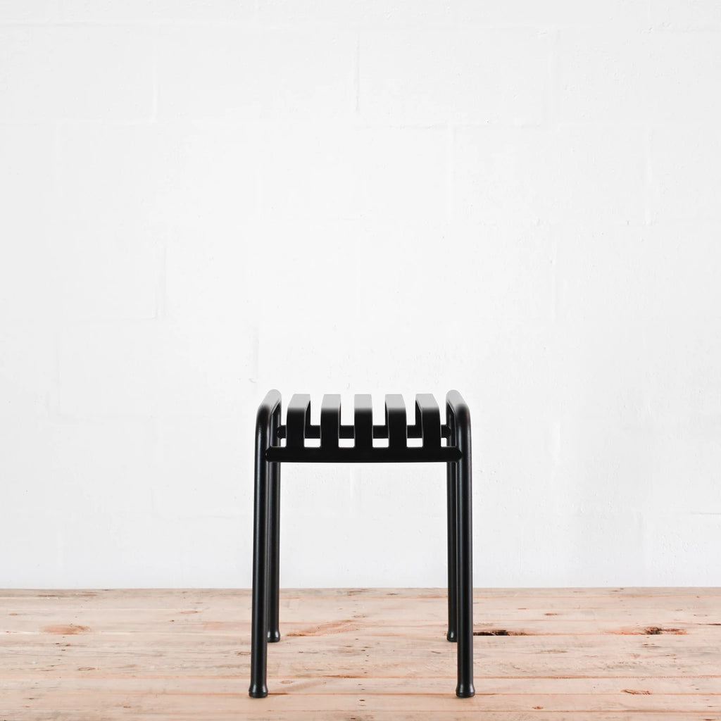 HAY Palissade Stool - Anthracite Powder Coated Steel | Re-Lived
