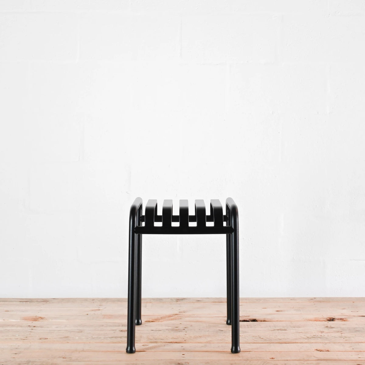 HAY Palissade Stool - Anthracite Powder Coated Steel | Re-Lived