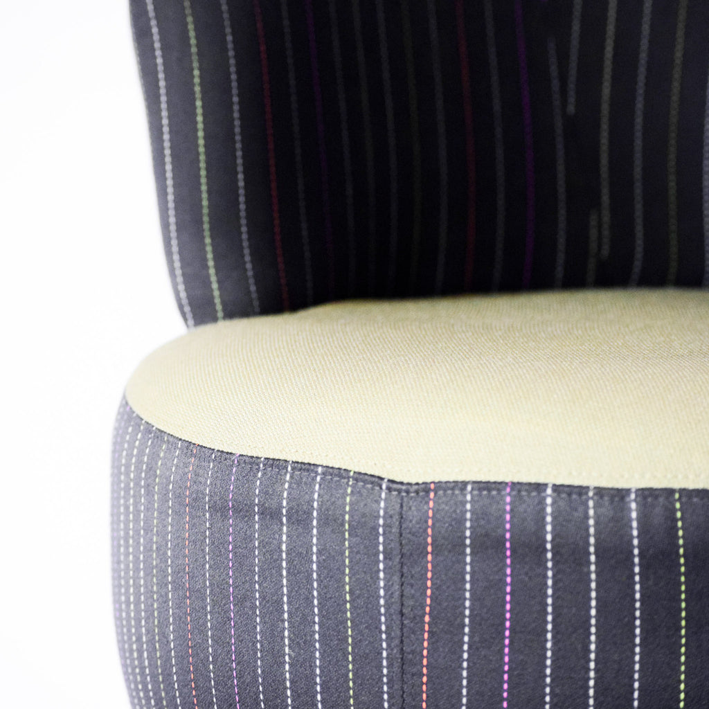 Orangebox Tarn Tub Black / Green Chair | Re-Lived