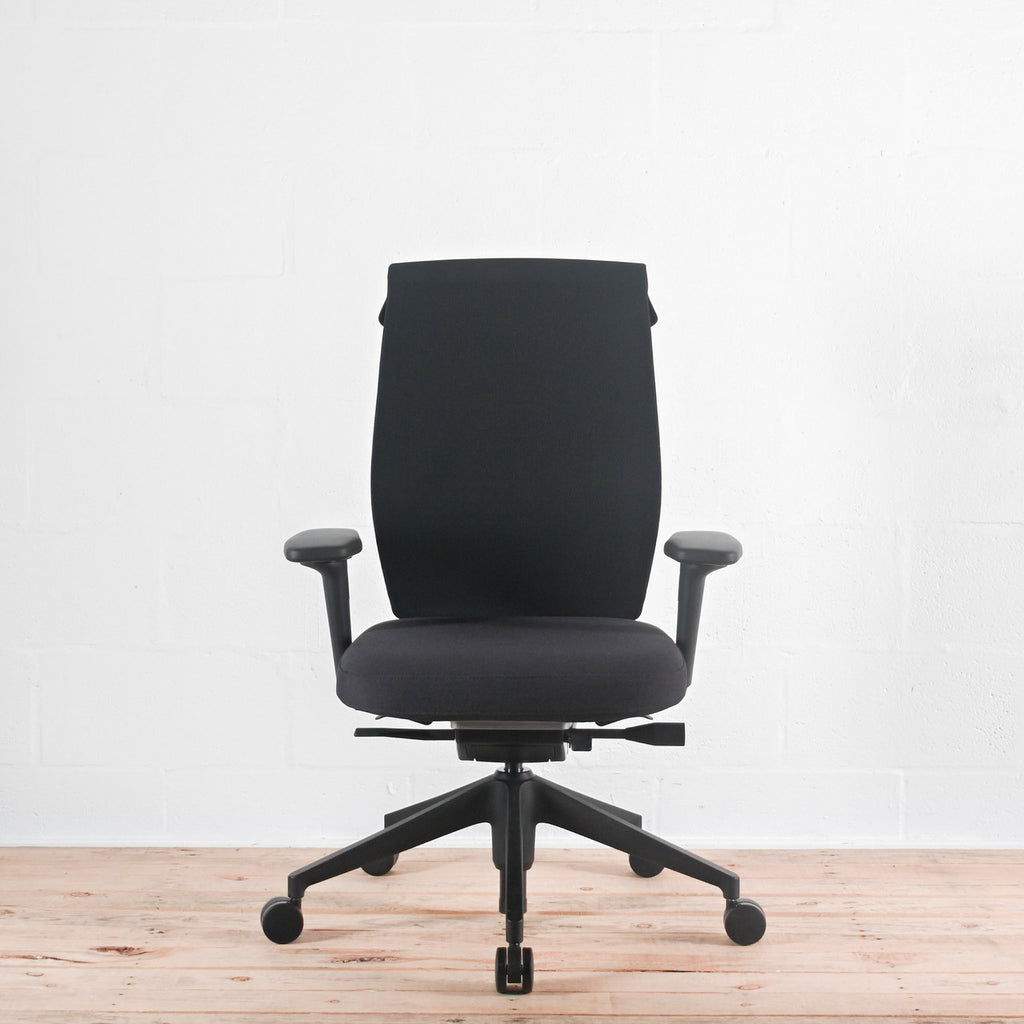 Vitra ID Cloud Black Fabric Office Chair | Re-Lived