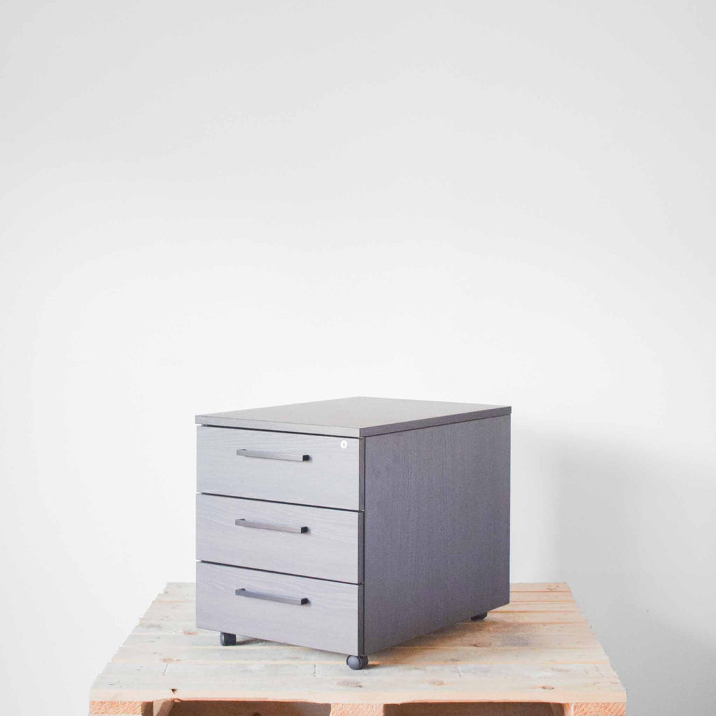 Elite Low Mobile Desk 3 Drawer Pedestal | Re-Lived