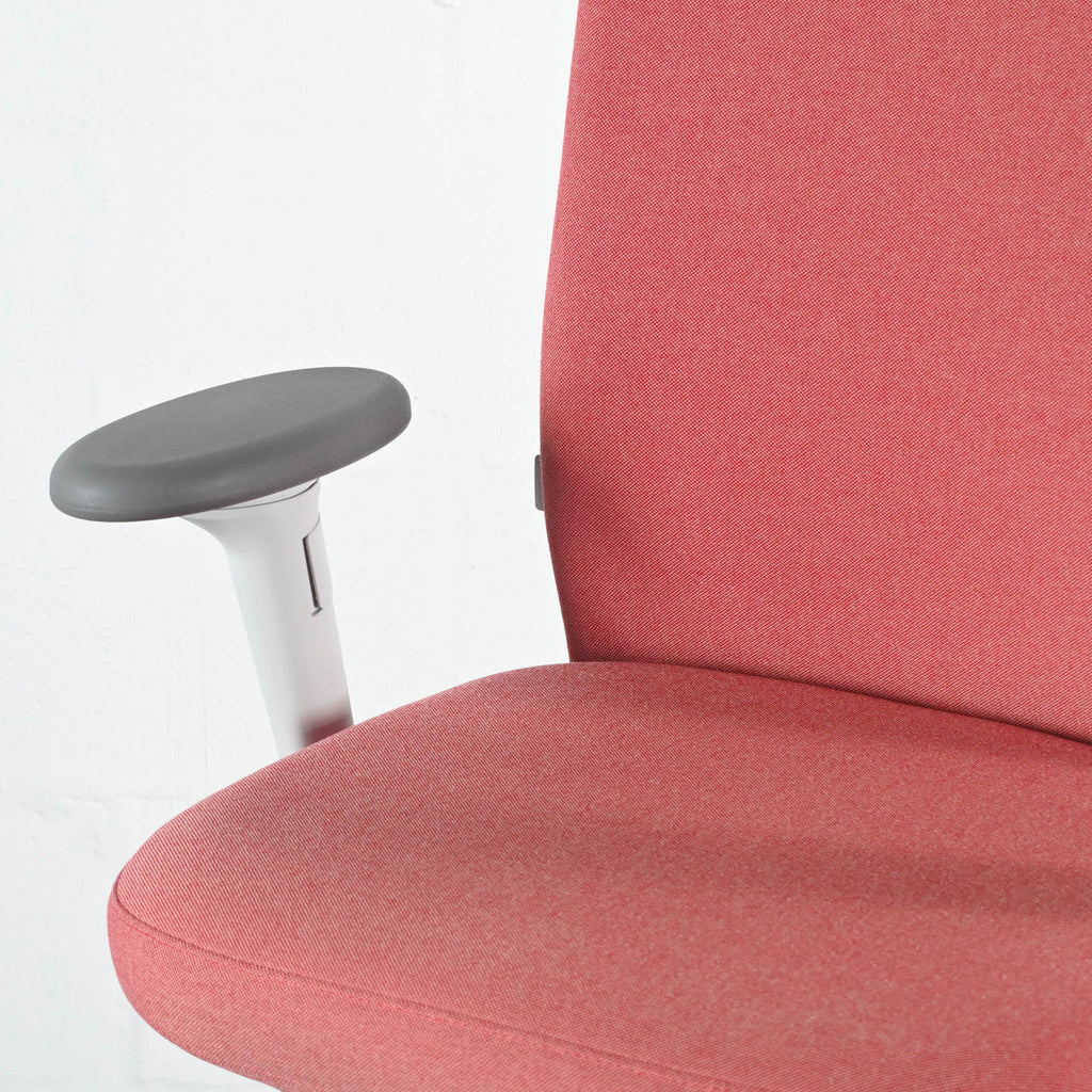 Vitra ID Soft Pink Fabric Office Chair | Re-Lived