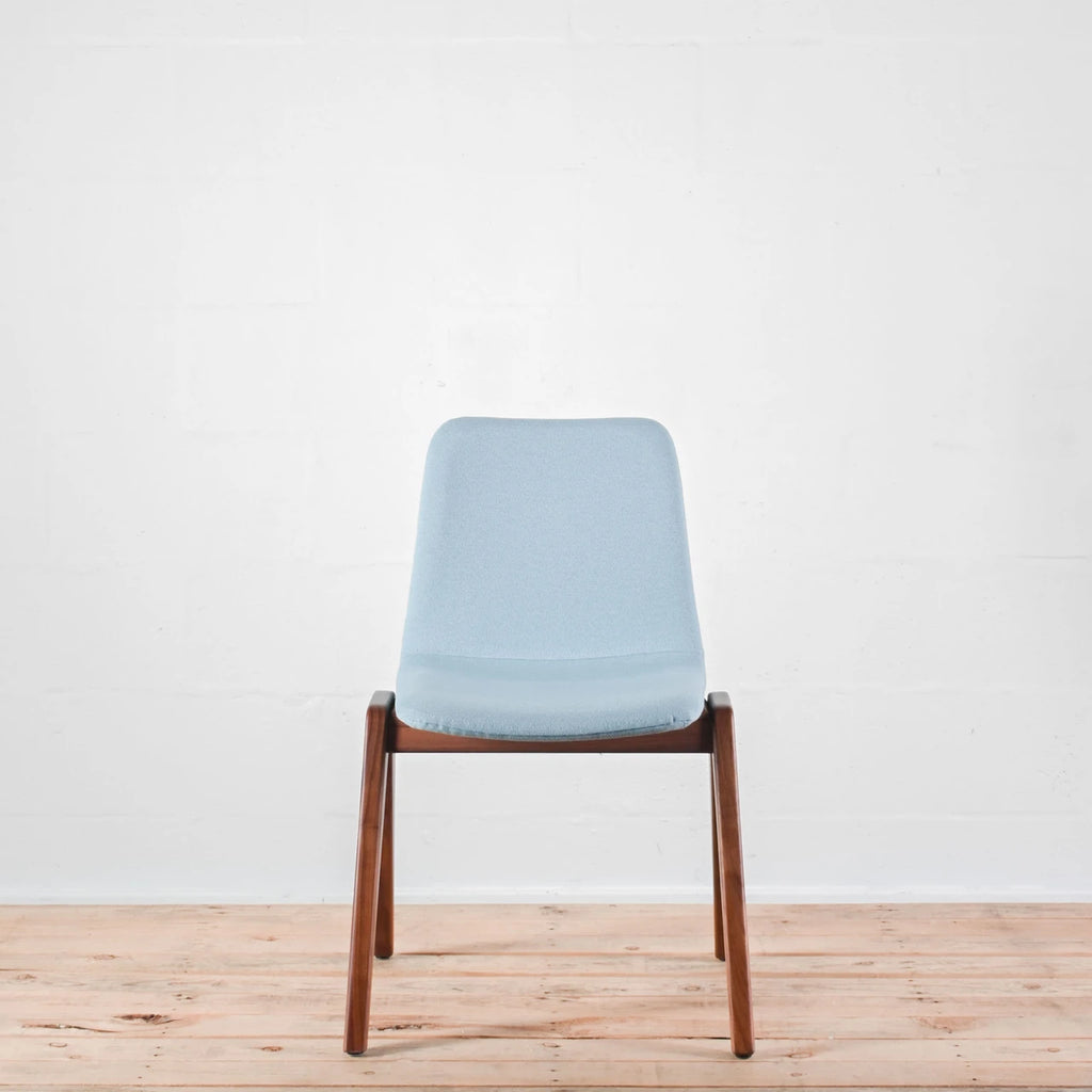 NaughtOne Viv Side Chair, Walnut Frame, Meld Nordic Fabric