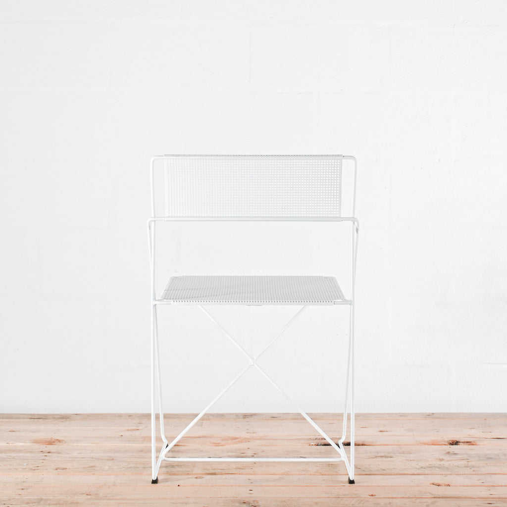 HAY X-Line Chalk White Outdoor Chair | Re-Lived