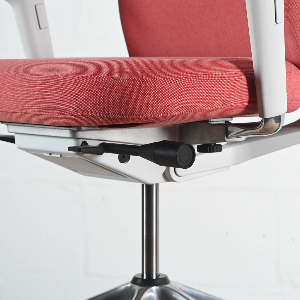 Vitra ID Soft Pink Fabric Office Chair | Re-Lived