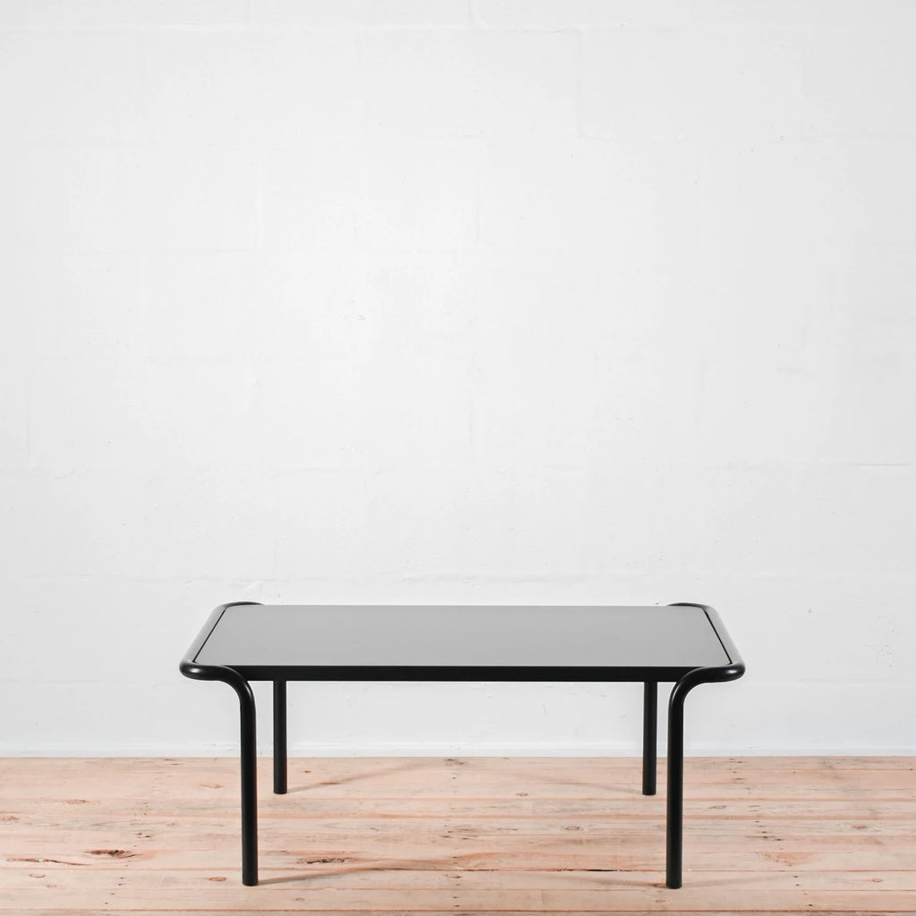 NaughtOne Viv Sweep Rectangle Coffee Table Black